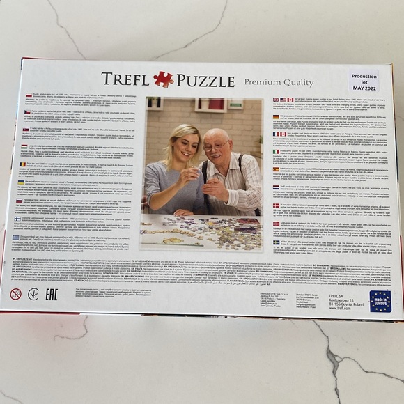 Fairytale Santorini Greece 1000 Piece Trefl Puzzle - Picture 4 of 6